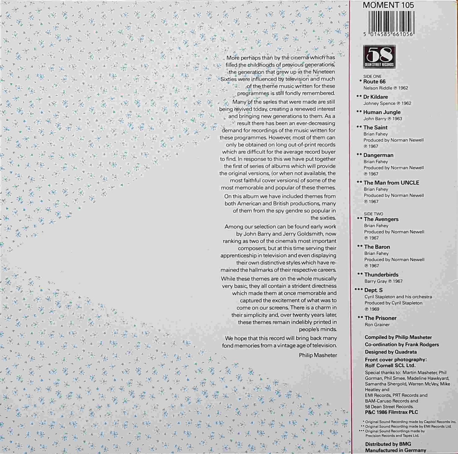 Back cover of MOMENT 105 W